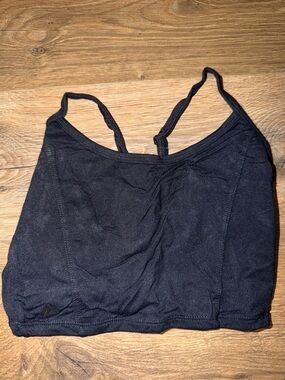 Alphalete Black Crop Cami Tank Top